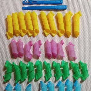 36 short hair spiralcurl curlformers nonbrand⁰ for hair around 4-8" long or4ends